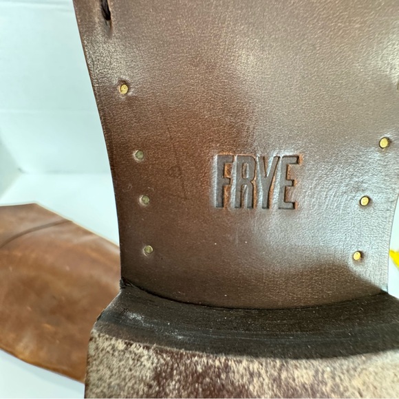 FRYE size 11 Melissa leather riding boots in sturdy leather small ankle buckle - Picture 11 of 16